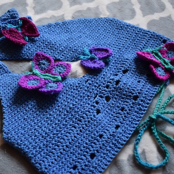 Handmade Ethereal Fairy Garden Asymmetrical Top - Picture 8 of 16